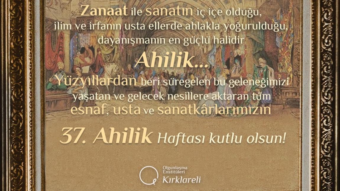 Ahilik Haftası